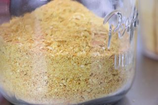 dehydrated lemon zest granules