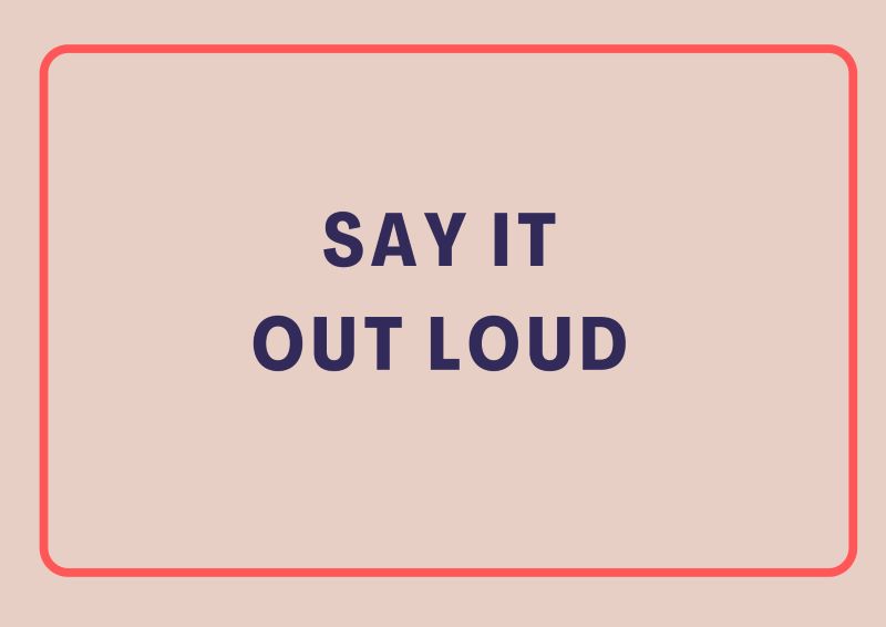 Say It Out Loud, ADHD strategy